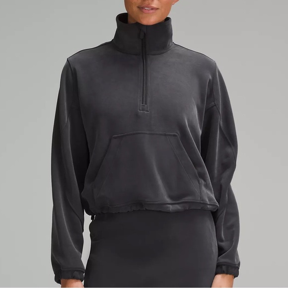 lululemon athletica Tops - Lululemon Athletica Black High-Neck Sweatshirt